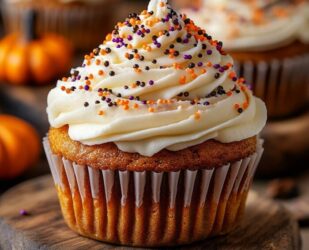 Sütőtökös cupcake